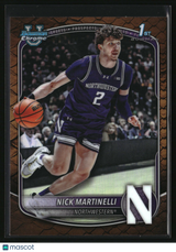 Nick Martinelli 2025-26 Bowman Chrome Prospects Reptilian Refractor #BCP-62