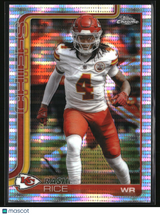 Rashee Rice 2025 Topps Chrome Pulsar Refractor #147