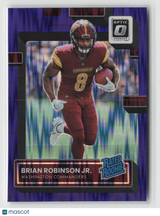 Brian Robinson Jr. 2022 Donruss Optic Purple Shock #227