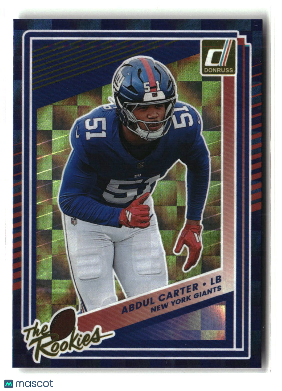 Abdul Carter 2025 Donruss The Rookies #4