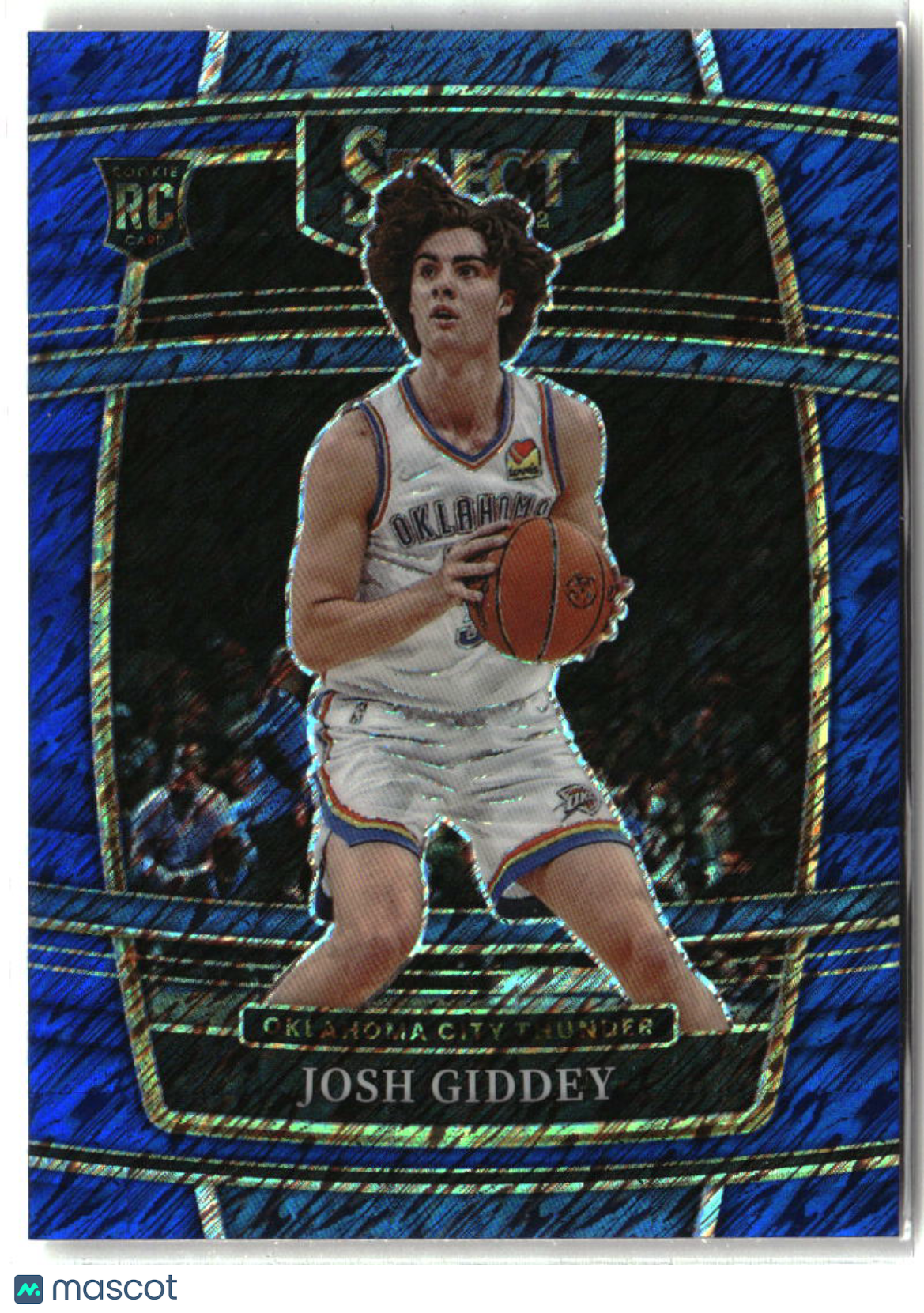 Josh Giddey 2021-22 Panini Select Blue Shimmer Prizms #58