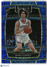 Josh Giddey 2021-22 Panini Select Blue Shimmer Prizms #58