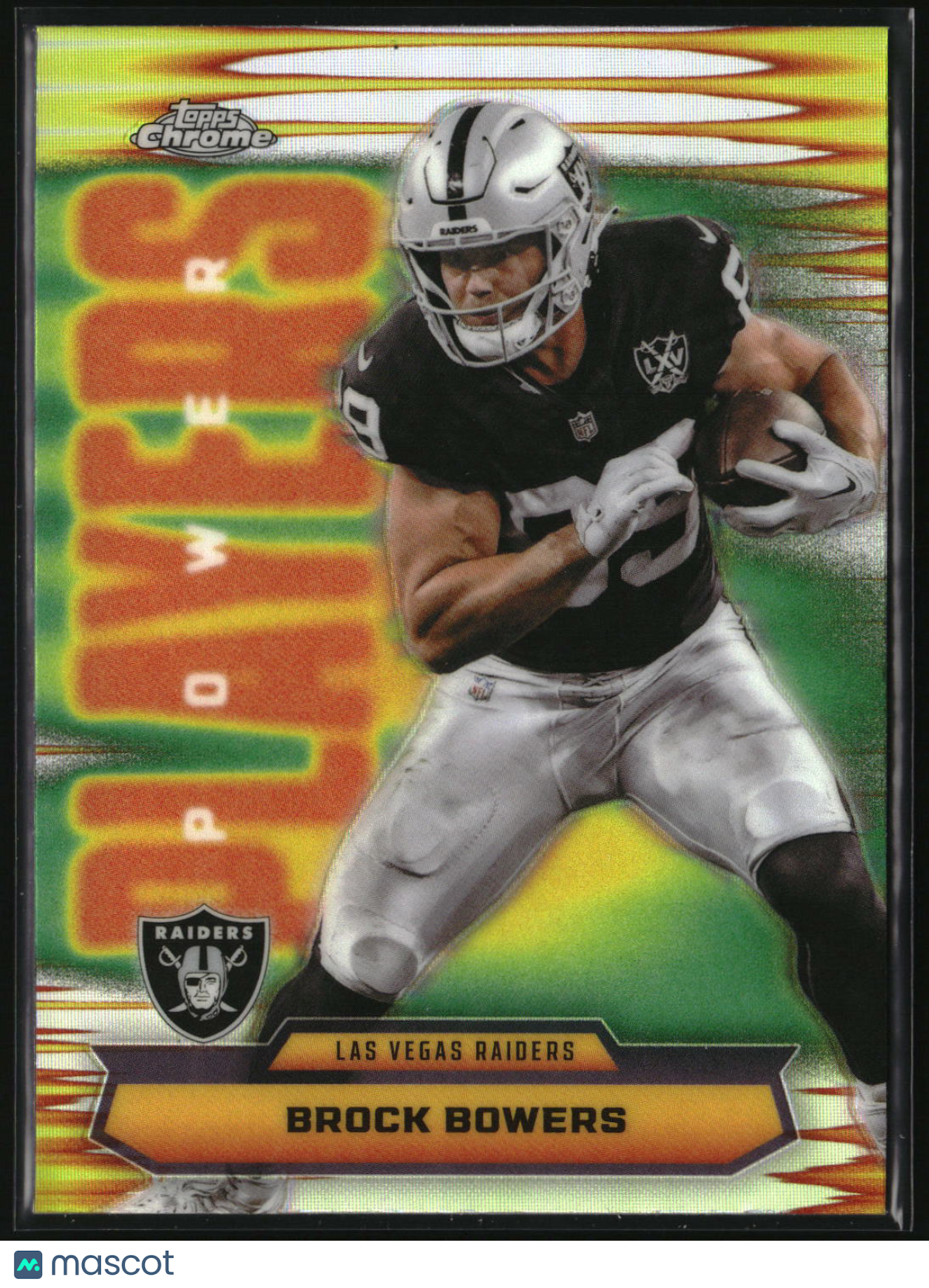 Brock Bowers 2025 Topps Chrome Power Players Refractor #PP-31