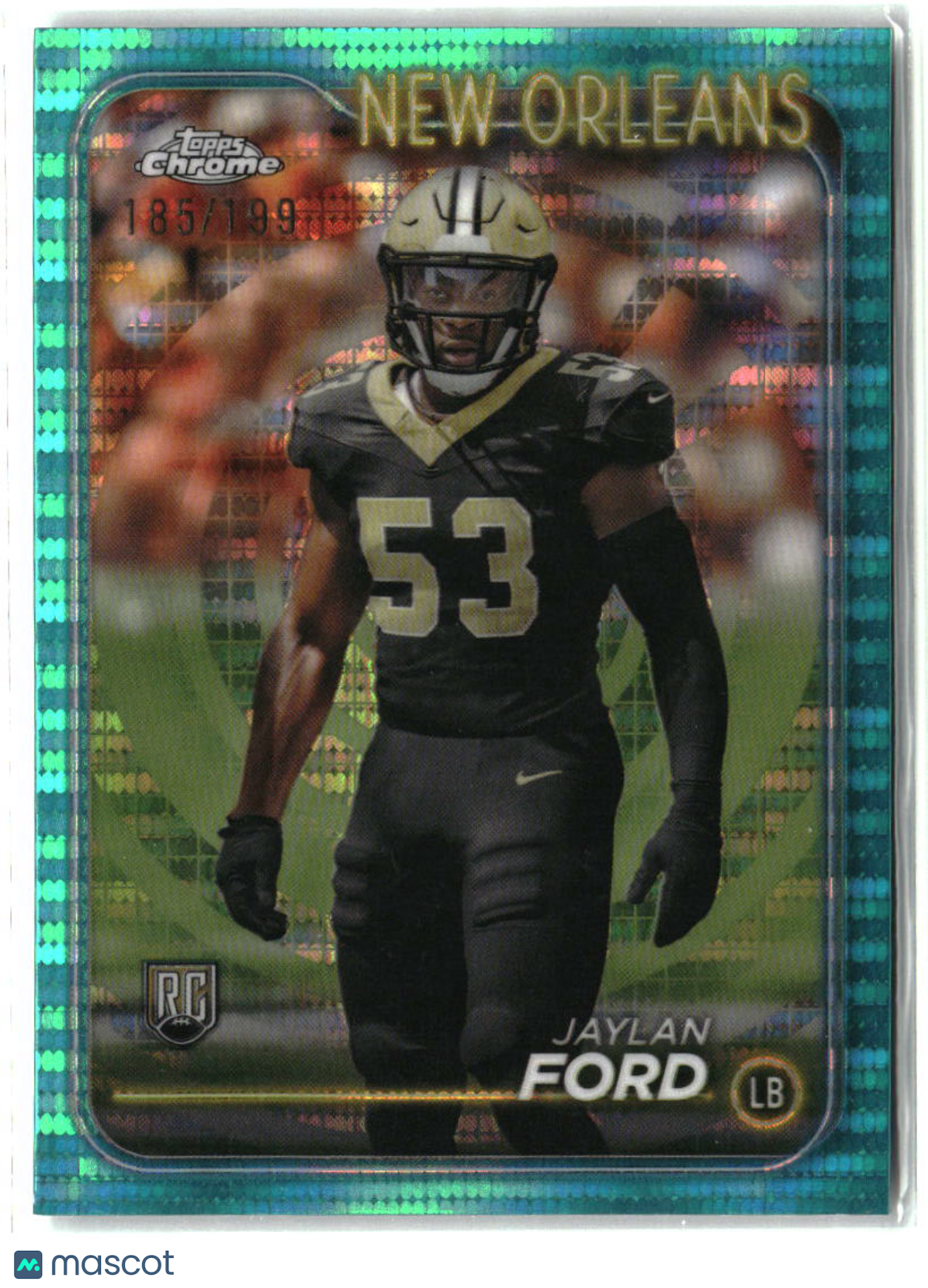 Jaylan Ford 2024 Topps Chrome Aqua Sonar Refractor #269 #/199