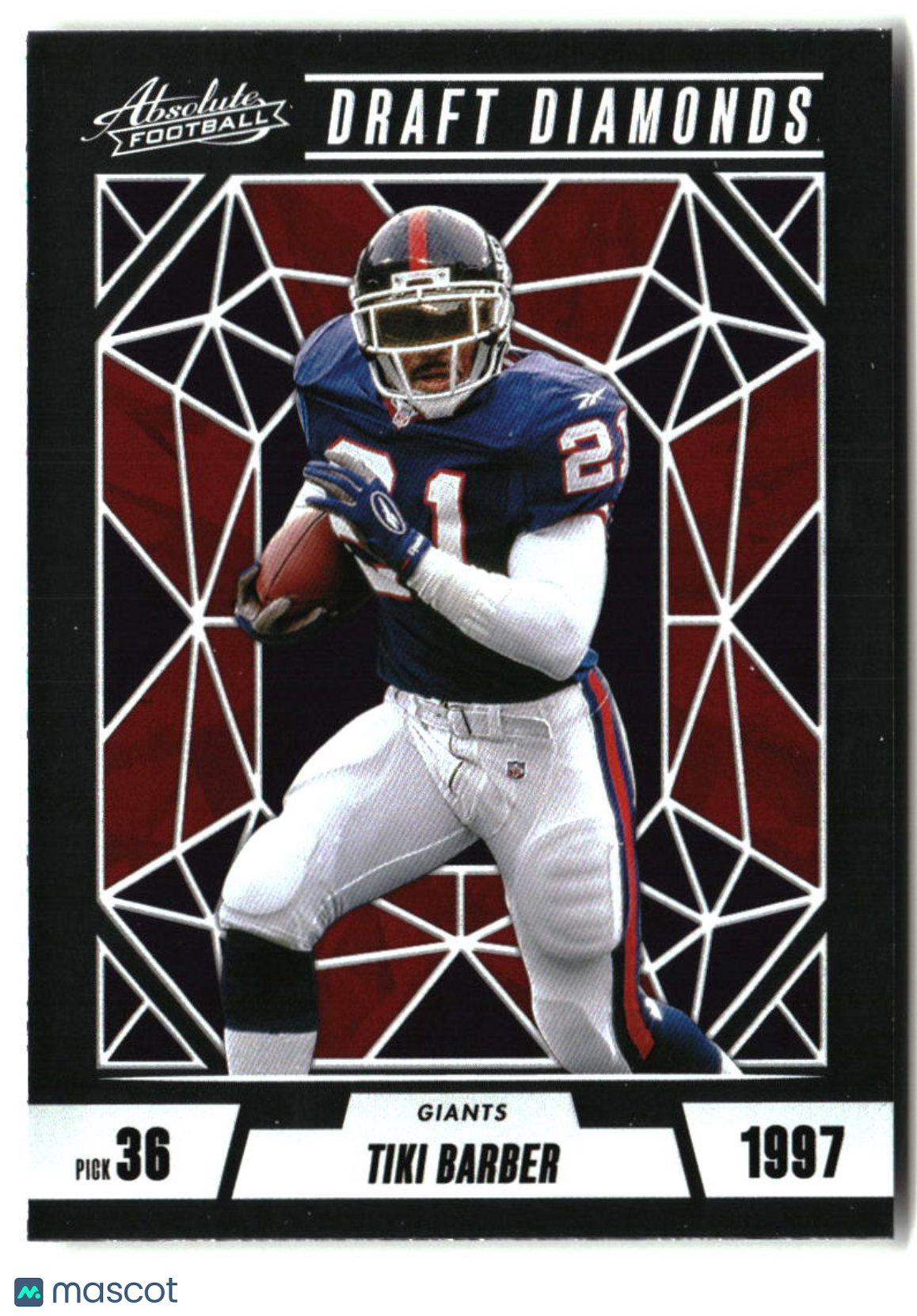 Tiki Barber 2024 Panini Absolute Draft Diamonds #DD-TBR