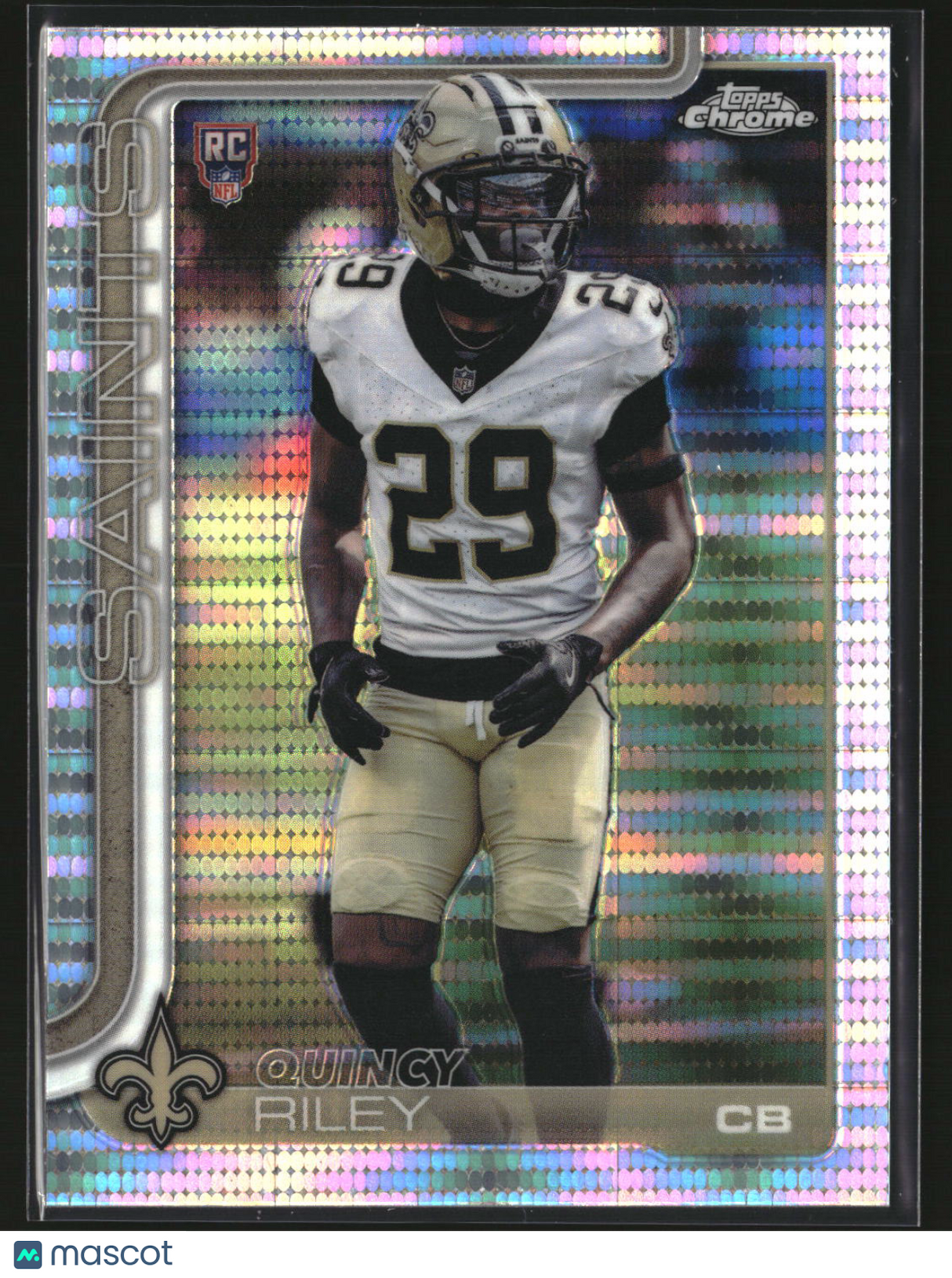 Quikcy Riley 2025 Topps Chrome Football Pulsar Refractor #369