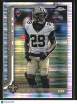 Quikcy Riley 2025 Topps Chrome Football Pulsar Refractor #369