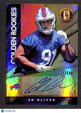Ed Oliver 2019 Panini Gold Standard Golden Rookies Autographs #GRA-EO #/199