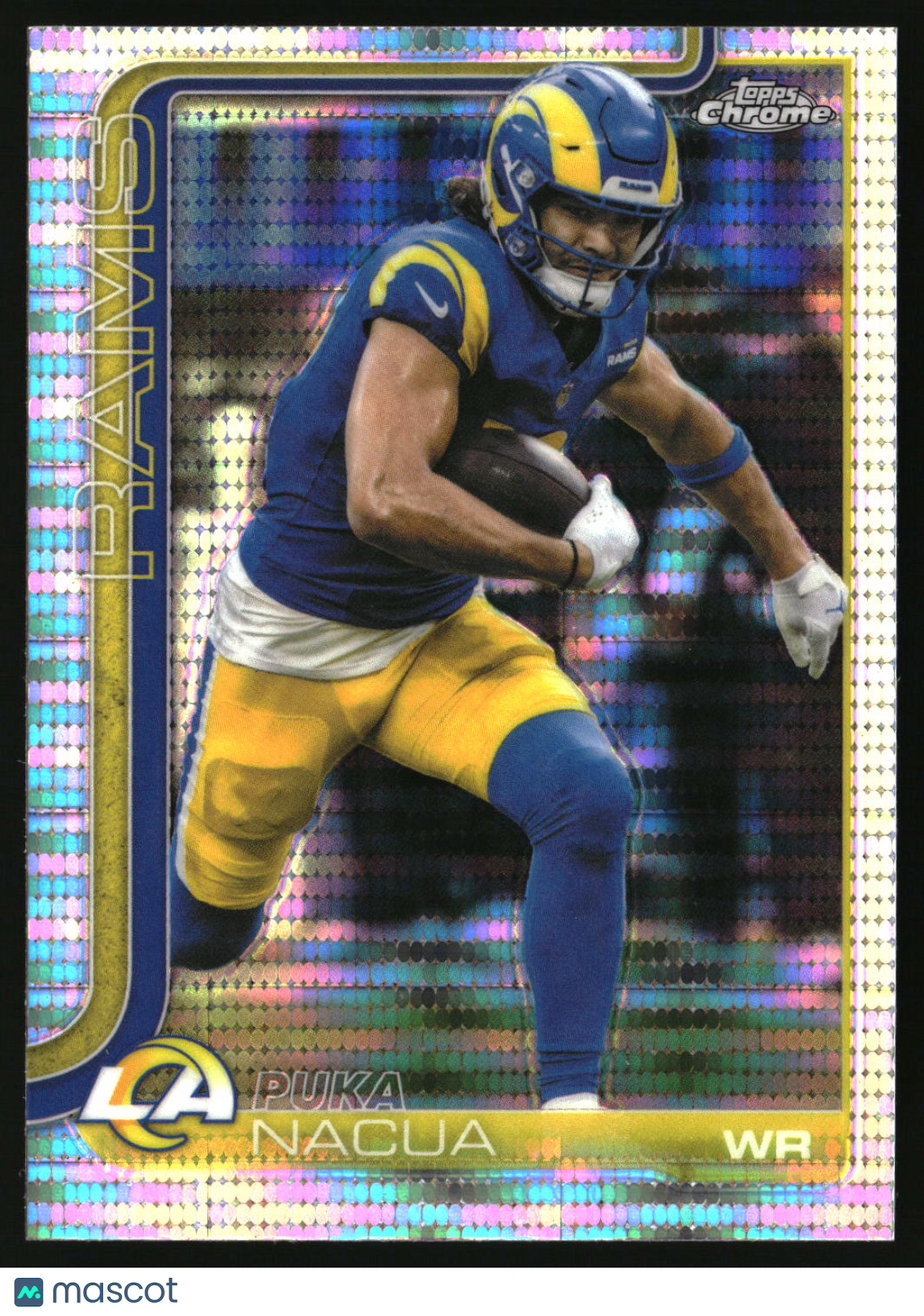 Puka Nacua 2025 Topps Chrome Pulsar Refractor #166