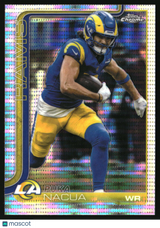Puka Nacua 2025 Topps Chrome Pulsar Refractor #166