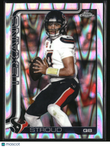 CJ Stroud 2025 Topps Chrome Ray Wave Refractor #119