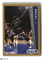 Shaquille O'Neal 1992-93 Fleer NBA Rising Star Golden Magazine Perforated #NNO