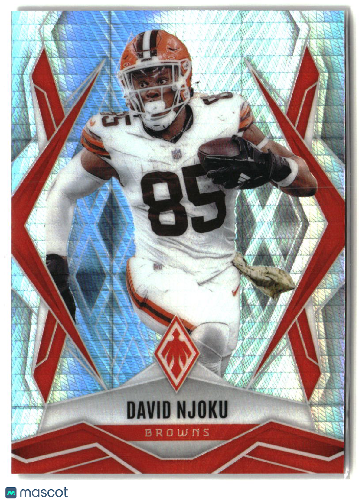 David Njoku 2025 Panini Phoenix Silver Hyper Prizm #110