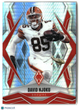 David Njoku 2025 Panini Phoenix Silver Hyper Prizm #110