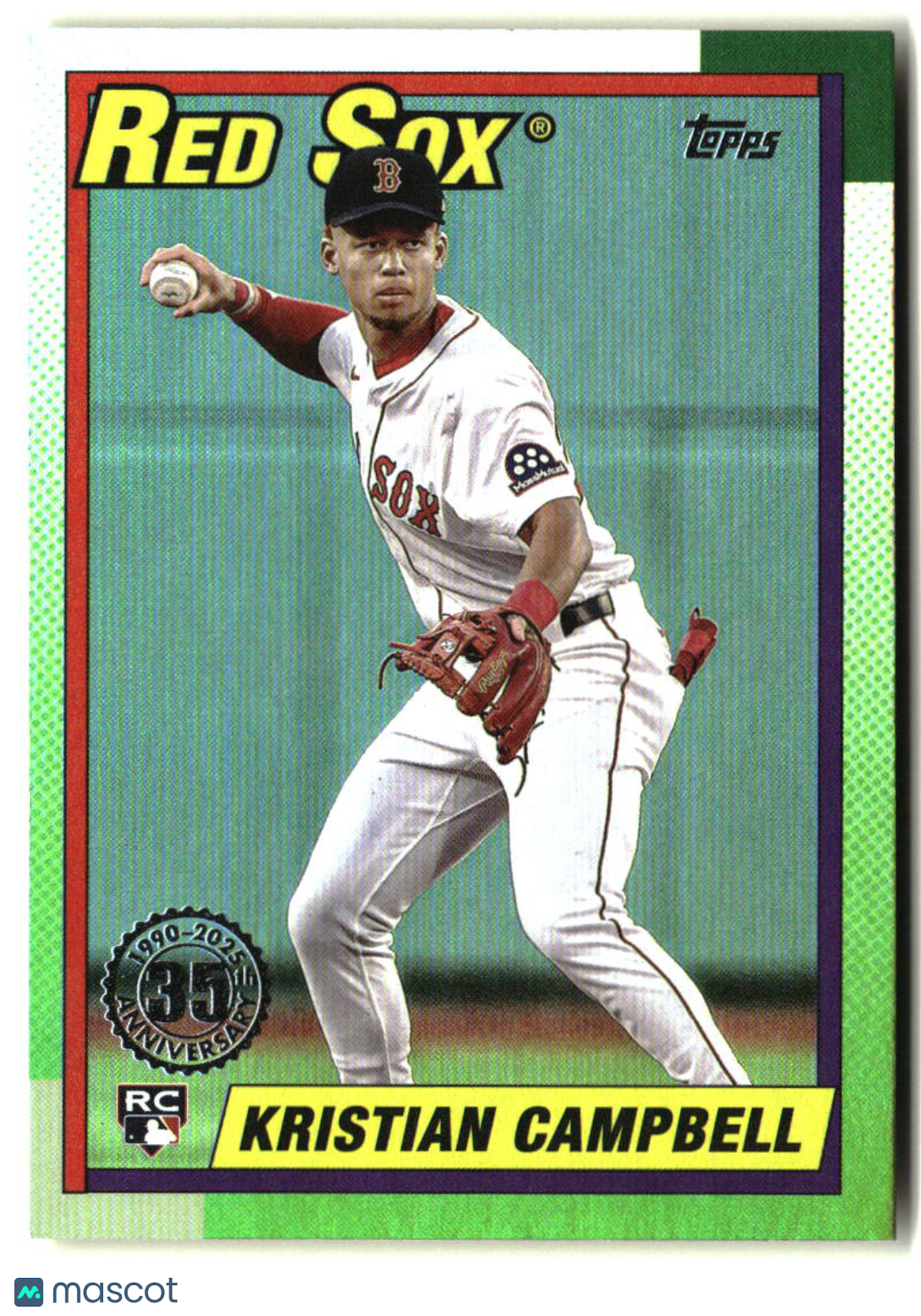 Kristian Campbell 2025 Topps Update 1990 Topps Baseball 35th Anniversary #U90-36