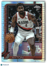 Deandre Ayton 2025-26 Topps Chrome Prism Refractor #168