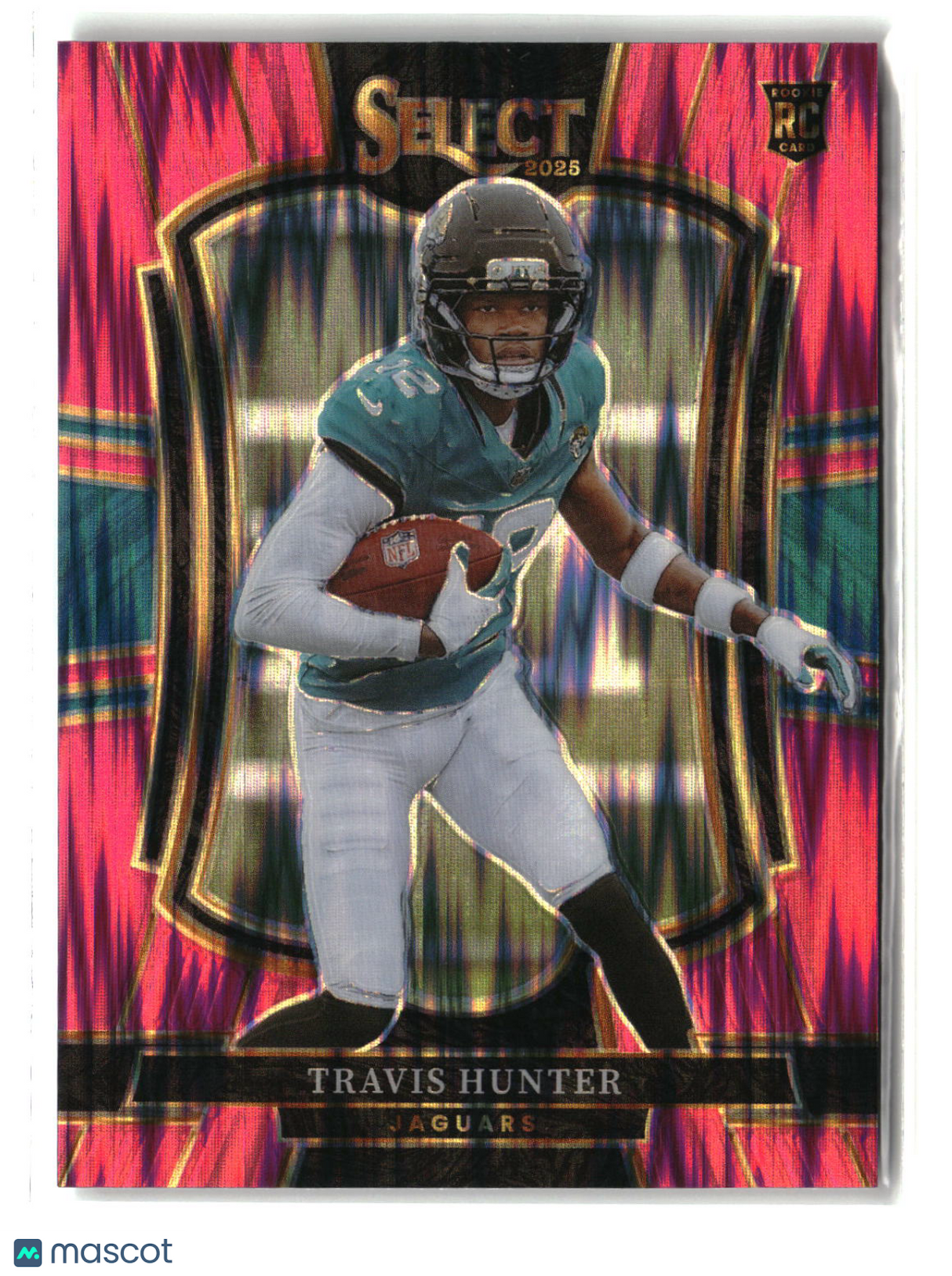 Travis Hunter 2025 Panini Select Pink Prizm Shock #128