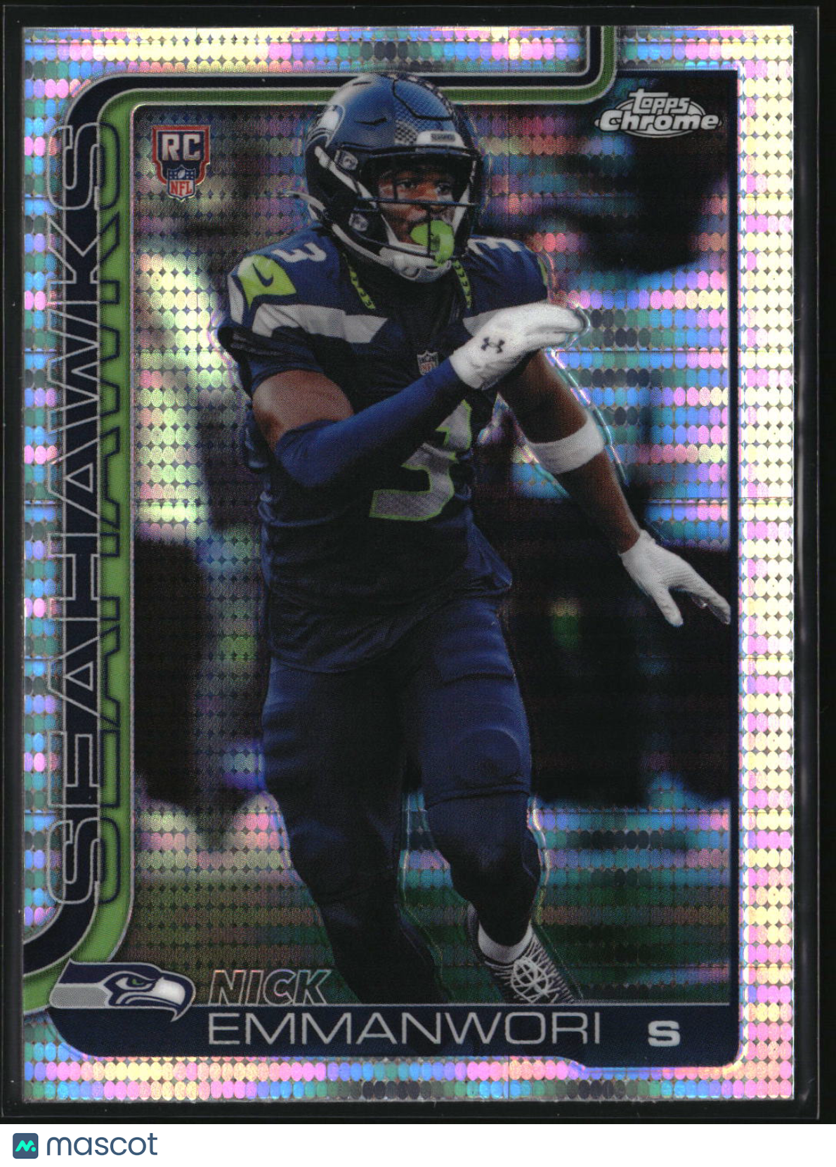 Nick Emmanwori 2025 Topps Chrome Pulsar Refractor #348