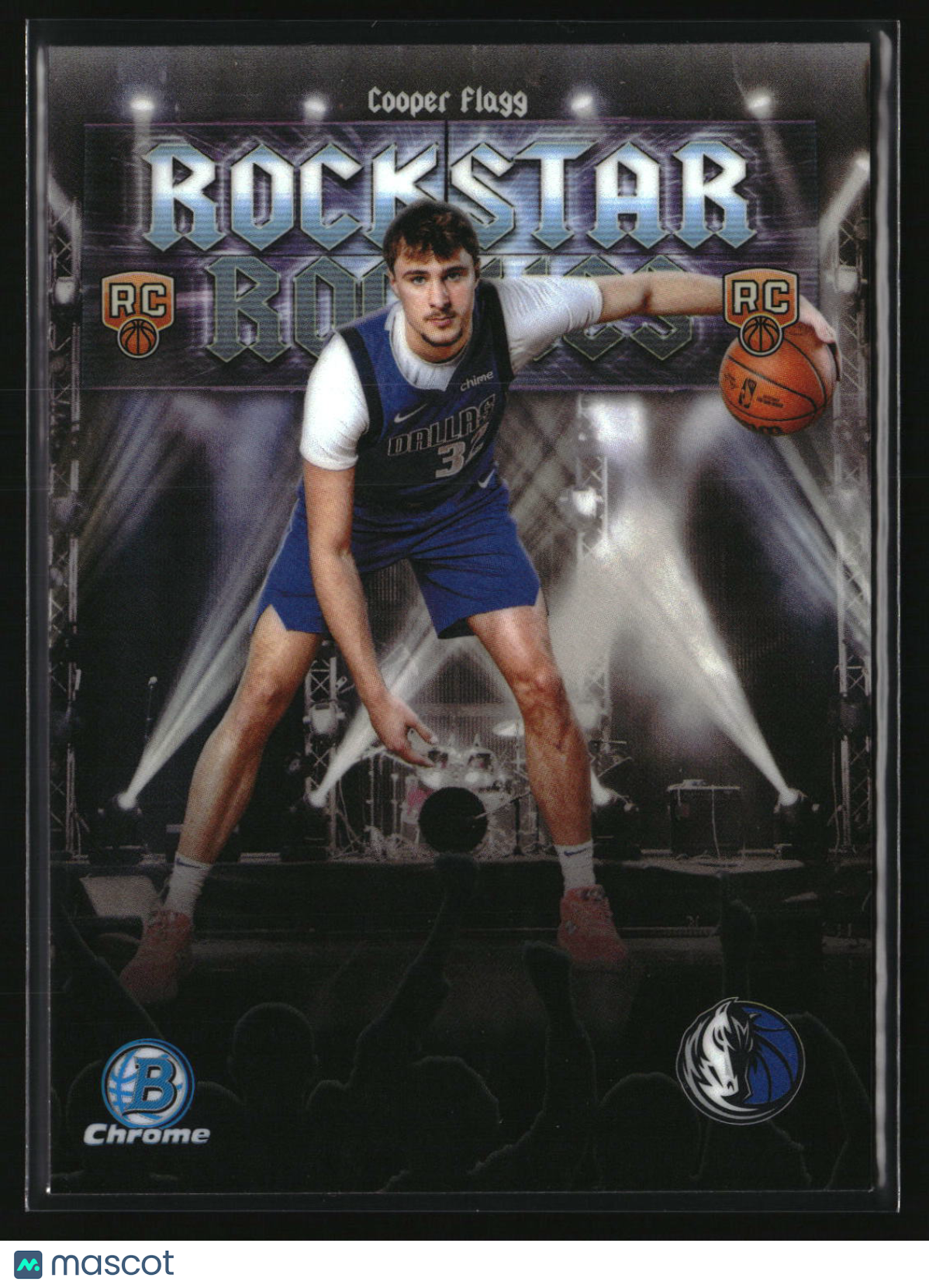 Cooper Flagg 2025-26 Bowman Rockstar Rookies Refractor #RR-1
