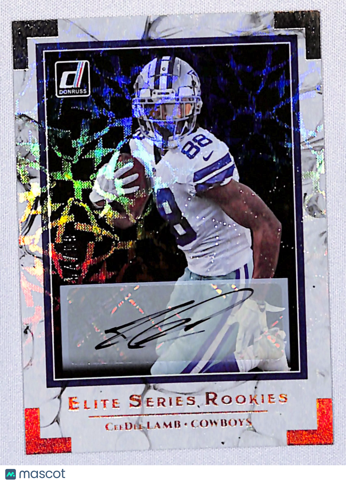 CeeDee Lamb 2020 Donruss Elite Series Rookies Autographs #ESR-CL 54/99