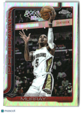 Dejounte Murray 2025-26 Topps Chrome Refractor #186