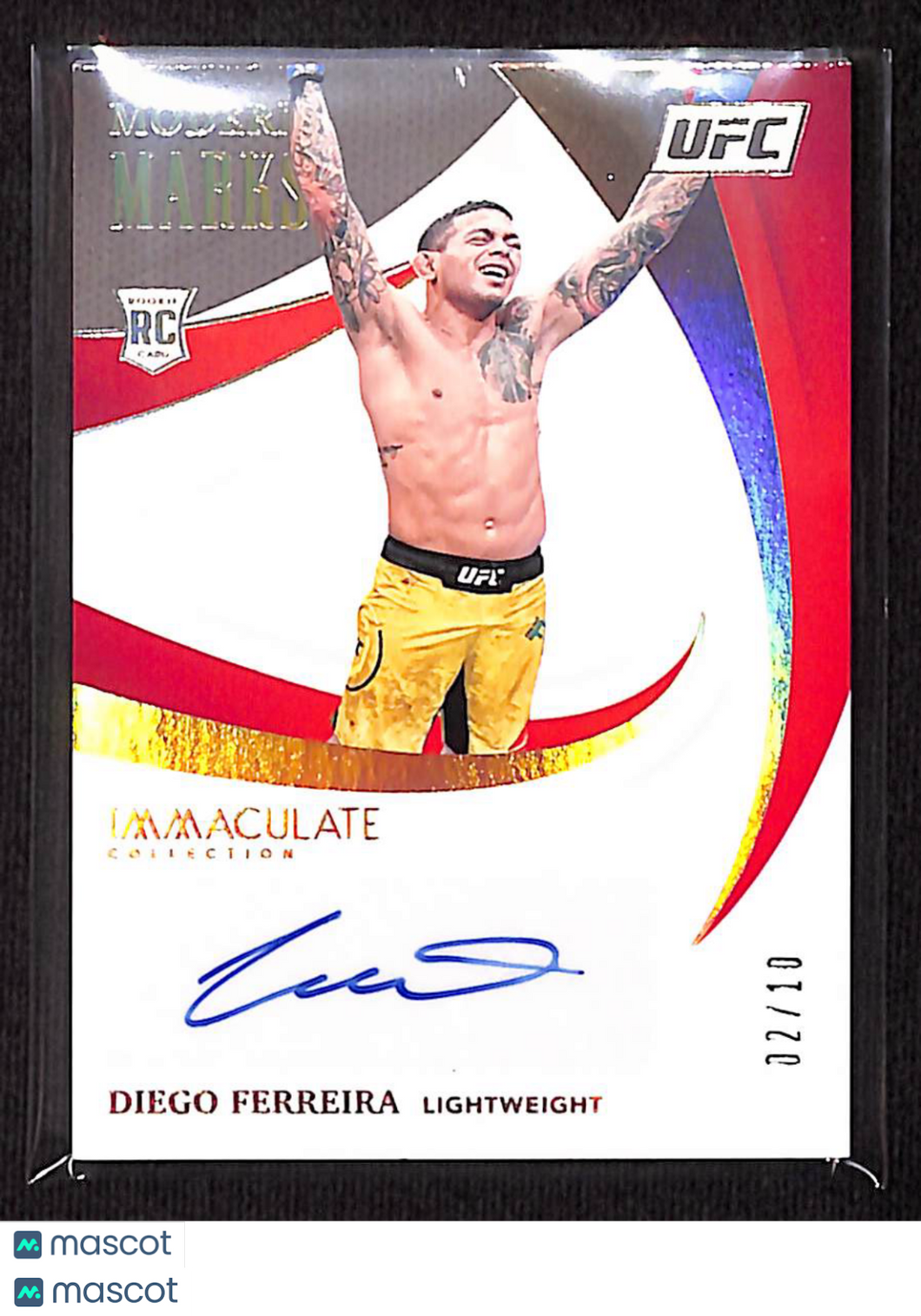 Diego Ferreira 2021 Immaculate Modern Marks #MM-DFR /10