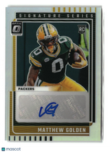 Matthew Golden 2025 Donruss Optic Signature Series Holo #SSH-MG