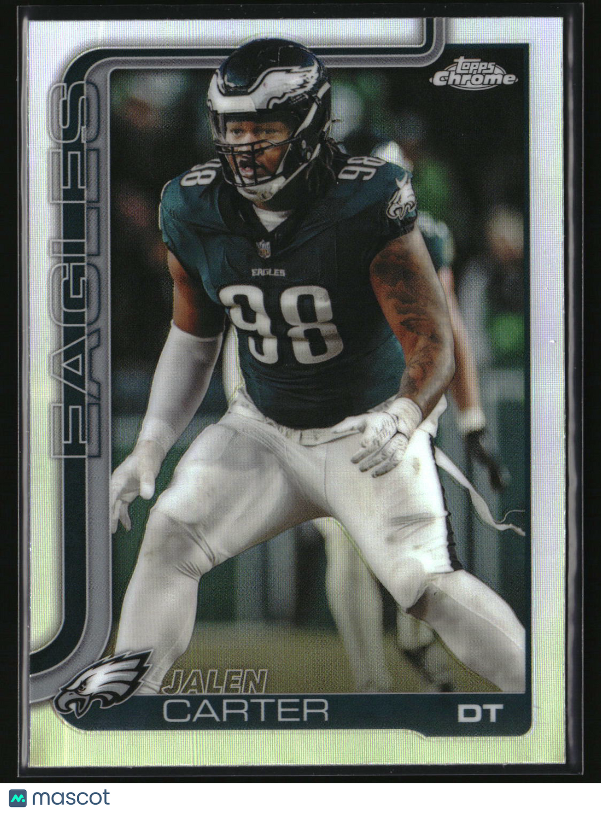 Jalen Carter 2025 Topps Chrome - Topps Refractor #250