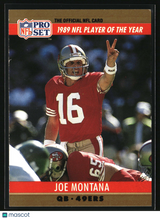 Joe Montana 1990 Pro Set #2a