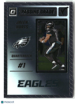 Jalen Hurts 2023 Donruss Optic Passing Grade #PG-JH