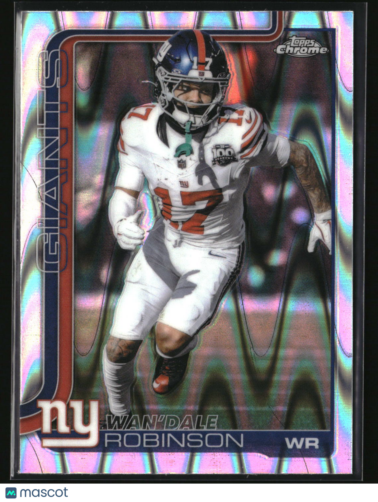 Wan'Dale Robinson 2025 Topps Chrome Ray Wave Refractor #227