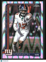 Wan'Dale Robinson 2025 Topps Chrome Ray Wave Refractor #227