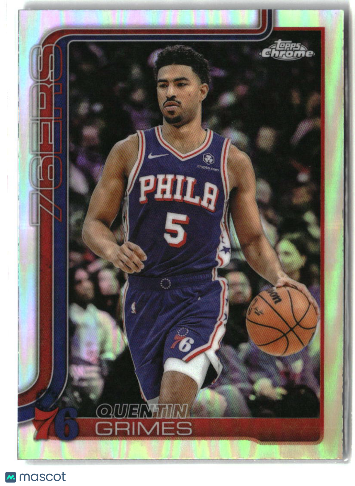 Quentin Grimes 2025-26 Topps Chrome Refractor #197
