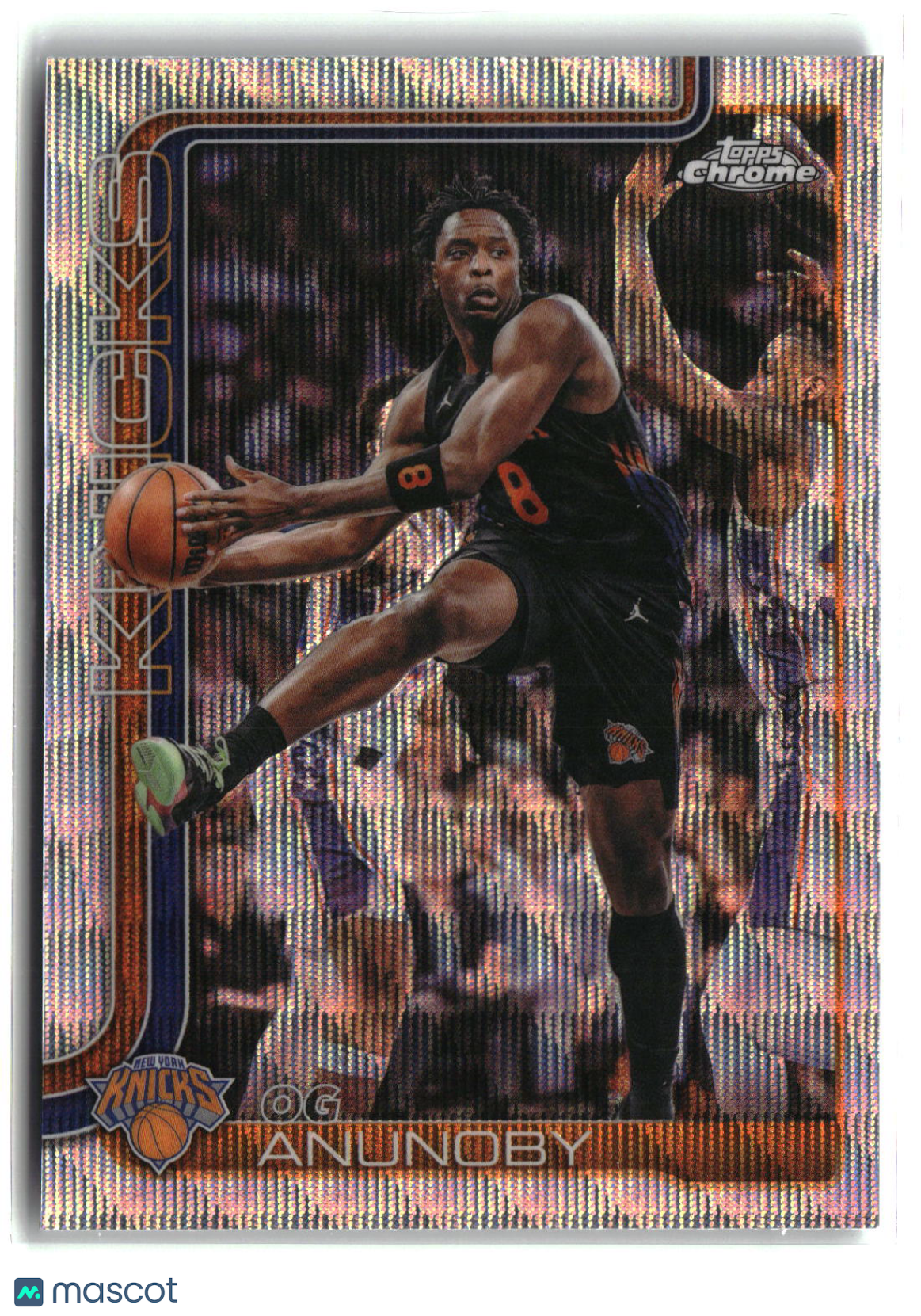 OG Anunoby 2025-26 Topps Chrome Update Wave Refractor #43