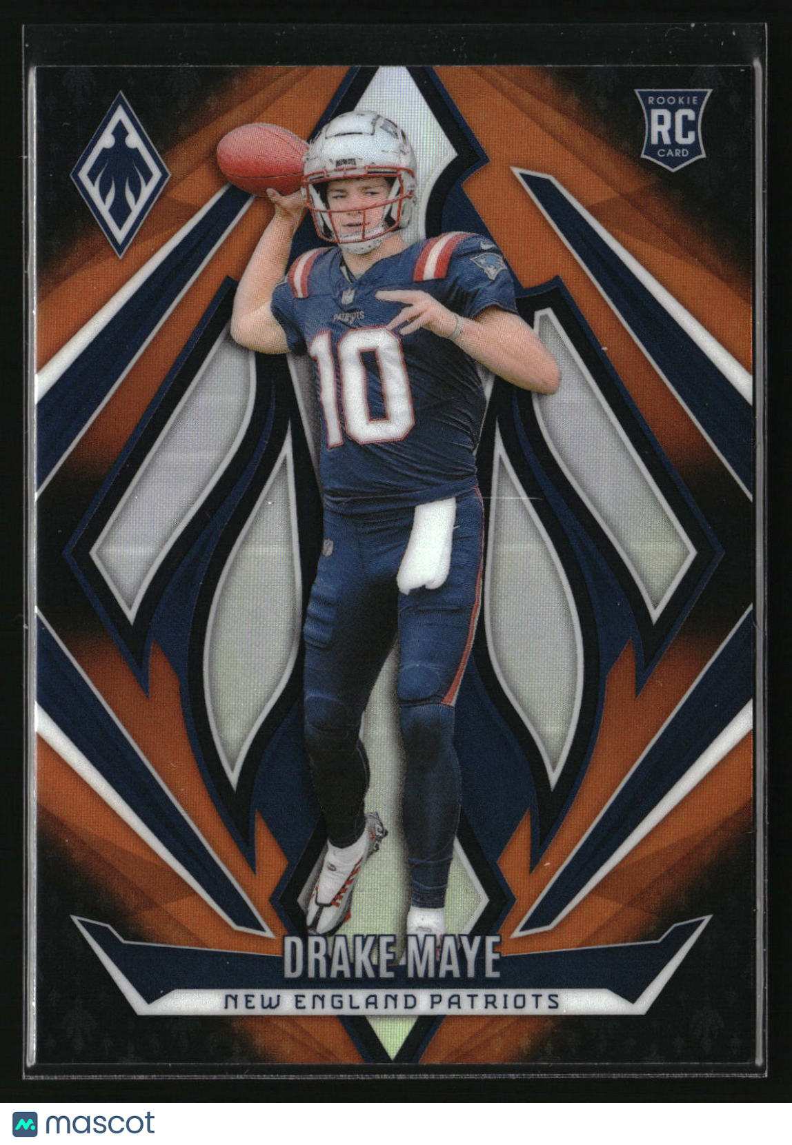 Drake Maye 2024 Panini Phoenix Orange Fade #179