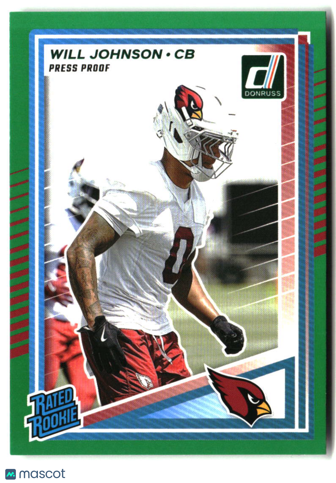 Will Johnson 2025 Donruss Press Proofs Green #396