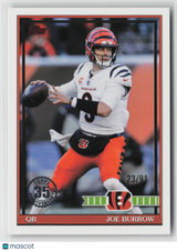 Joe Burrow 2026 Topps Flagship 35th Anniversary The Real One #91TF-21