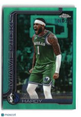 Jaden Hardy 2025-26 Topps Chrome Update Teal Refractor #140 #/299