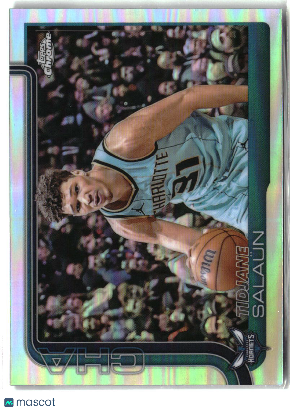 Tidjane Sala�n 2025-26 Topps Chrome Refractor #8