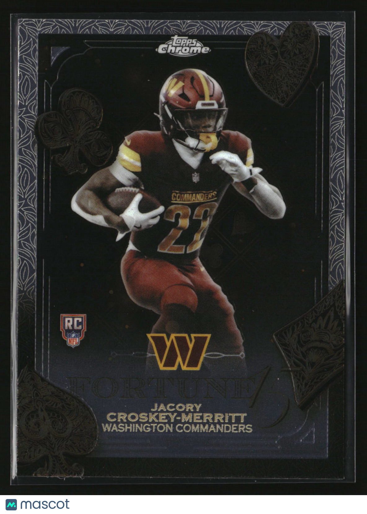 Jacory Croskey-Merritt 2025 Topps Chrome Fortune 15 #F15-29