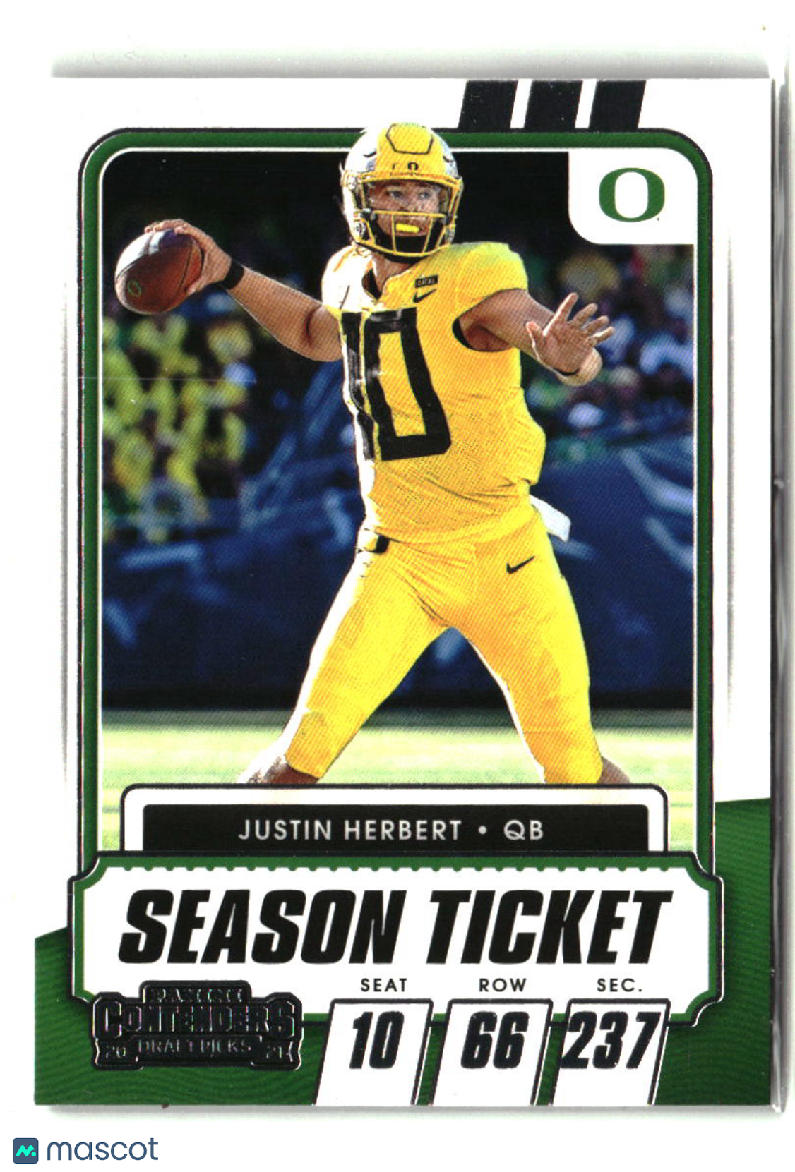 Justin Herbert 2021 Panini Contenders Draft Picks #11