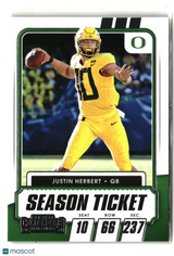 Justin Herbert 2021 Panini Contenders Draft Picks #11