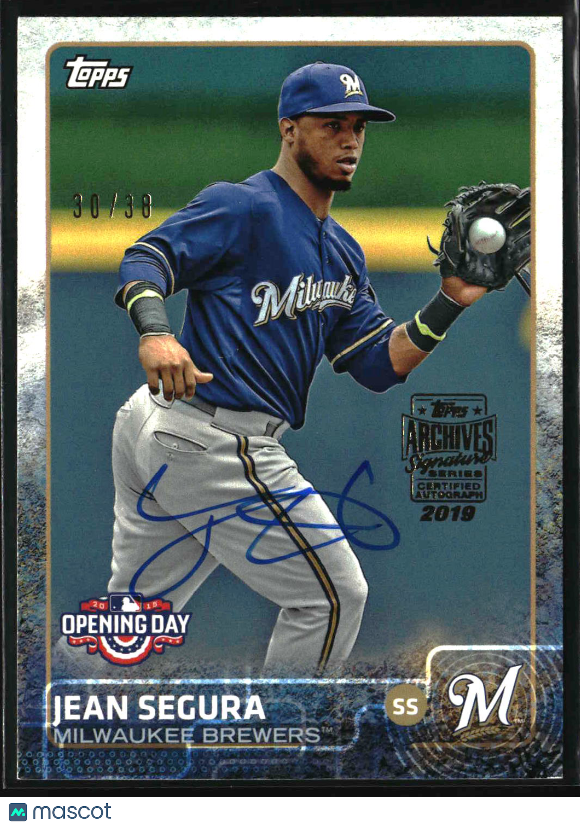 Jean Segura 2019 Topps Archives Signatures /38 #53