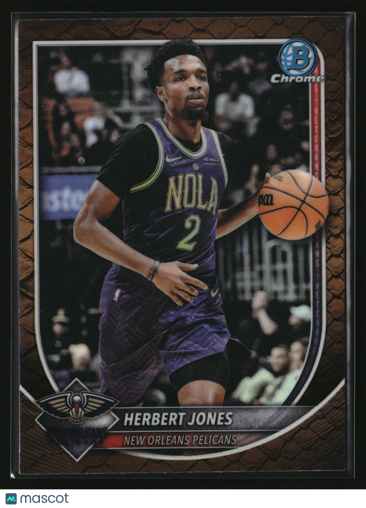 Herbert Jones 2025-26 Bowman Chrome Reptilian Refractor #BCV-140