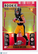 Roman Wilson 2024 Panini Contenders Optic Red #93 #/199