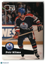 Petr Klima 1991-92 Pro Set French #72