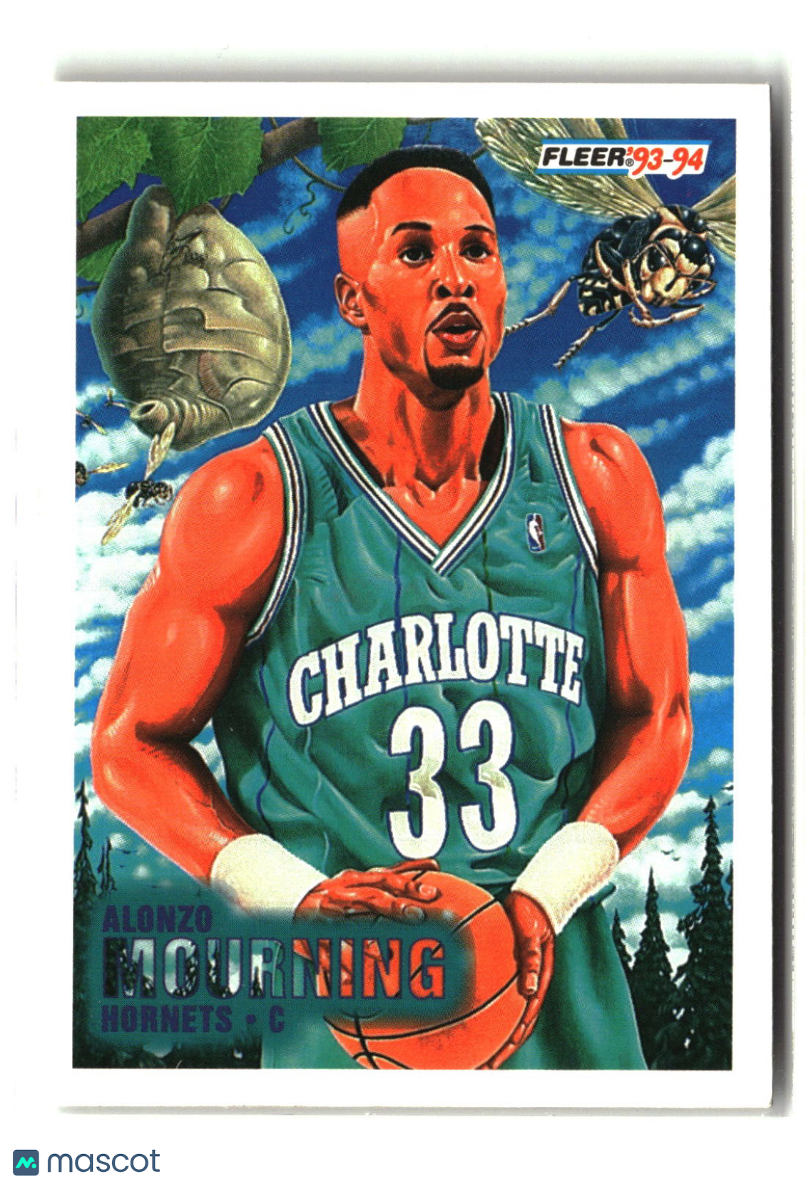 Alonzo Mourning 1993-94 Fleer #234