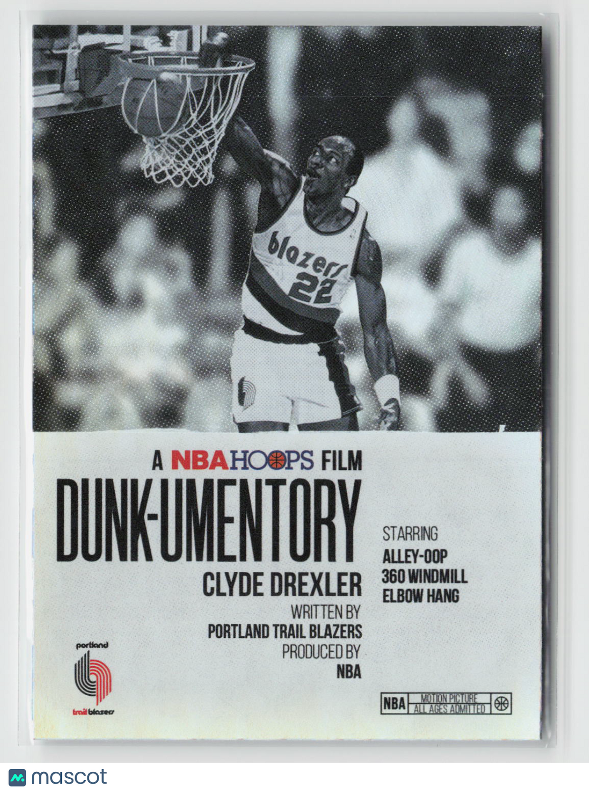 Clyde Drexler 2025-26 Hoops Dunk-umentory #D-9