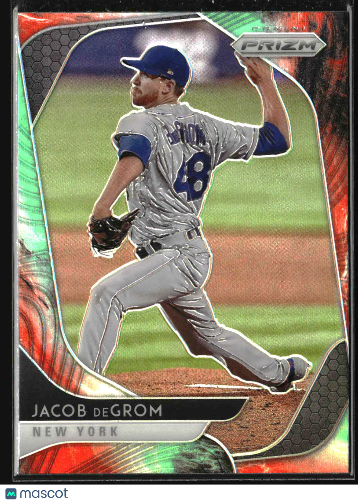 Jacob deGrom 2020 Panini Prizm Cosmic Haze Prizm #35