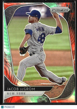 Jacob deGrom 2020 Panini Prizm Cosmic Haze Prizm #35